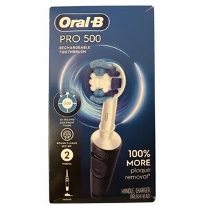 Oral-B Pro 500 Electric Toothbrush - Open Box / New